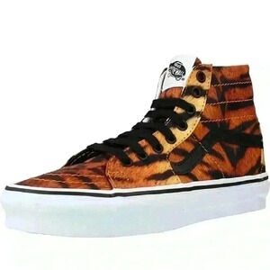 Vans Sk8-Hi Tiger Print Sneaker Size 10 Women